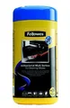 Čistiace obrúsky, FELLOWES „Virashield Multi Surface Cleaning Wipes“, 75 ks/bal.