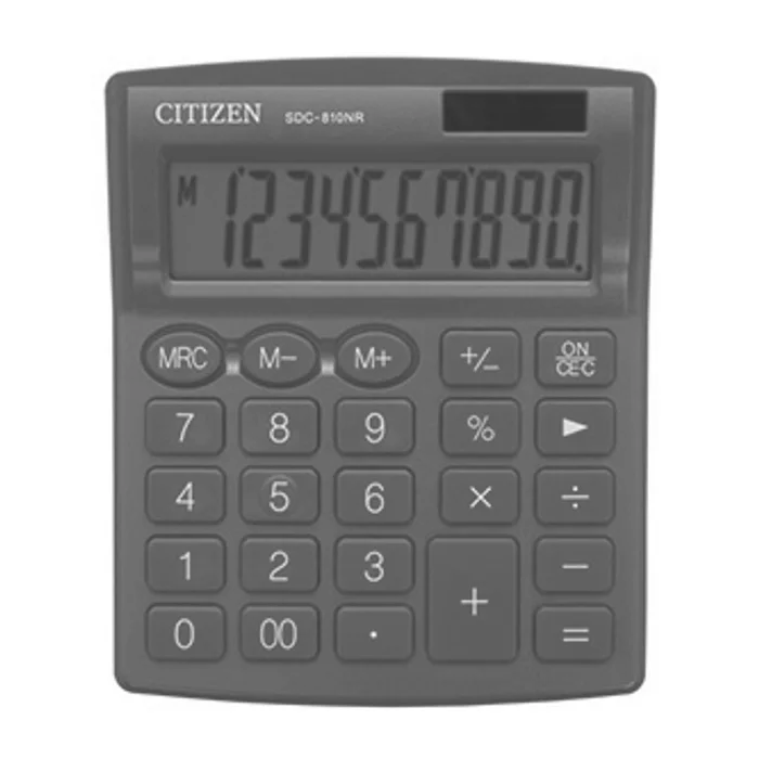 Hlavný obrázok produktu Citizen kalkulačka SDC810NRPKE, růžová, stolní, desetimístná, duální napájení