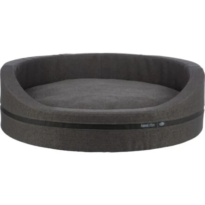 Hlavný obrázok produktu CityStyle HOME Edition oválné lůžko s okrajem, tmavošedá 80 x 65 cm
