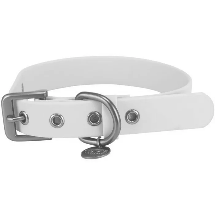 Hlavný obrázok produktu CityStyle odolný obojek potažený PVC, světlešedáM-L: 40-47 cm/ 25 mm