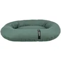 CityStyle Vital Bed HOME Edition, ortopedické oválné lůžko s okrajem, tmavozelená95 x 80 c
