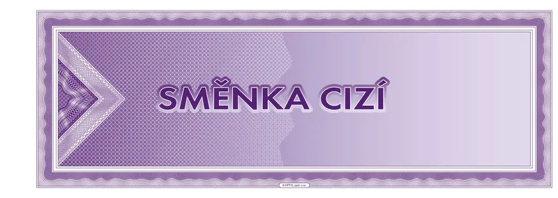 Hlavný obrázok produktu Cizí směnka Zaplaťte 1113