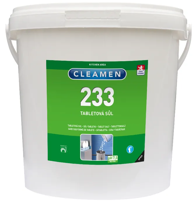 Hlavný obrázok produktu Cleamen 233 sůl do myčky - tablety 10 kg