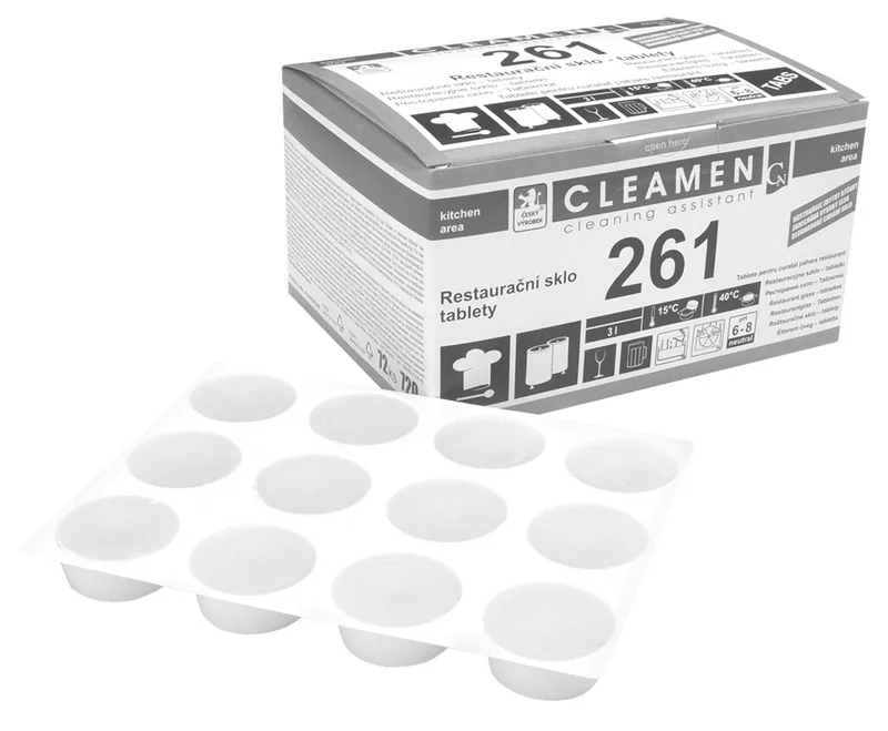 Hlavný obrázok produktu Cleamen 261 restaurační sklo tablety 720g
