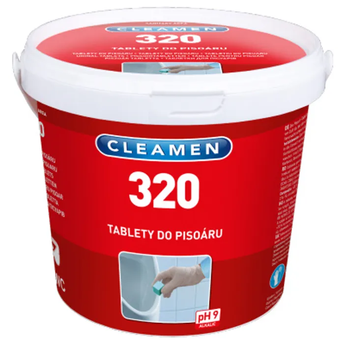 Hlavný obrázok produktu Cleamen 320 pisoárové kostky 1,5 kg