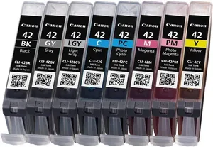 Canon originál ink CLI-42 8inks Multi Pack, CMYK, 6384B010, Canon 8-pack Pixma Pro-100