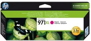HP originál ink CN627AE, magenta, 6600str., HP 971XL, HP Officejet Pro X451dn, X451dw, X476dn MFP, X476dw