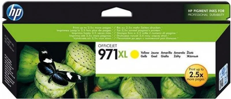 Hlavný obrázok produktu CN628AE Inkjet cart.pro "OfficeJet Pro X 451, 476, 551, 576" tiskárny, HP 971xl Žlutá 6,6k