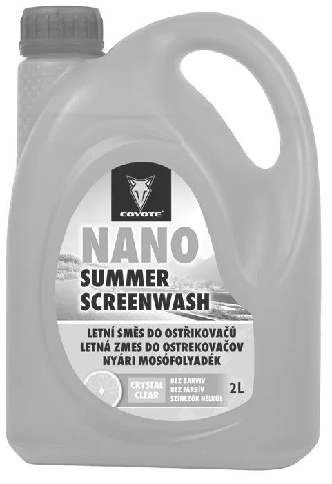 Hlavný obrázok produktu Coyote Nano letní kapalina do ostřikovačů, bez barviv 2 l