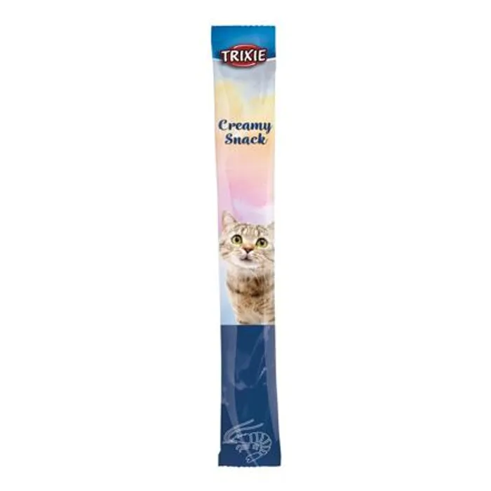 Hlavný obrázok produktu Creamy, krémová pochoutka pro kočky, tuňák a krevety, 5 x 14 g