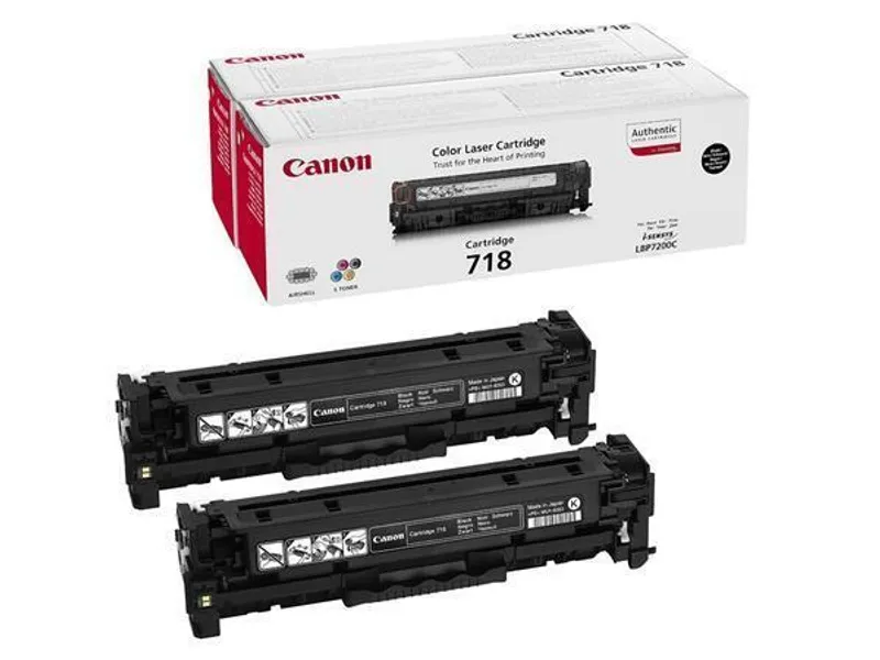 Hlavný obrázok produktu CRG-718B toner do laserových tiskáren i-SENSYS LBP 7200CDN, MF 8330, černá, 2*3,4k, CANON