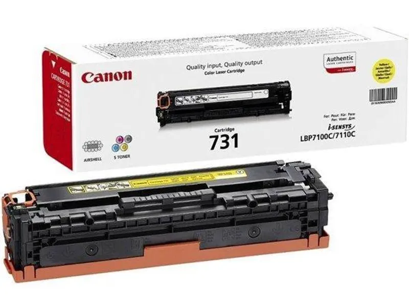 Hlavný obrázok produktu CRG-731Y Toner pro MF 8230 tiskárnu, CANON žlutá, 1,5 tisíc