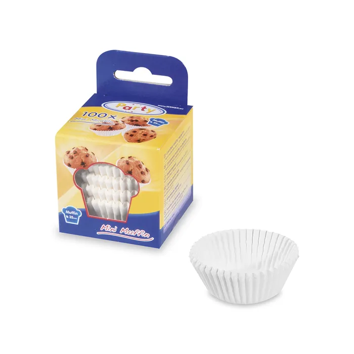Hlavný obrázok produktu Cukrářské košíčky bílé průměr 35 x 20 mm [100 ks]