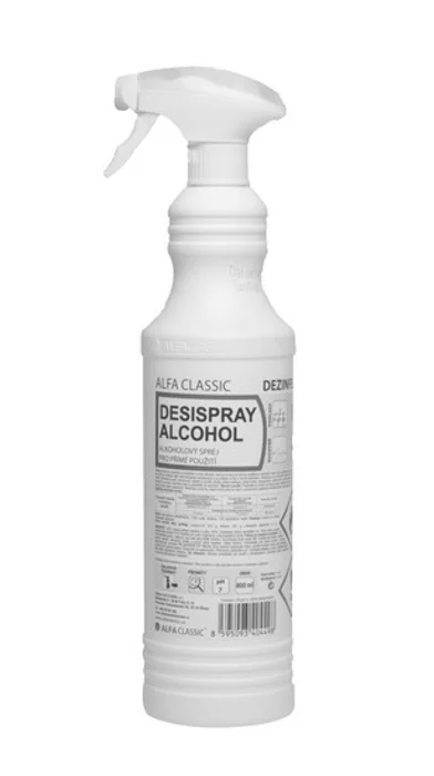Hlavný obrázok produktu D05 DESISPRAY ALCOHOL, 800 ml, s rozprašovačem, dezinfekční prostředek pro přímé použití