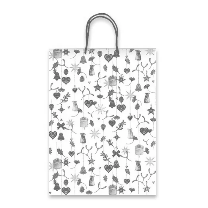 Hlavný obrázok produktu Dárková papírová taška Christmas Decorations různé rozměry 205 x 115 x 260 mm