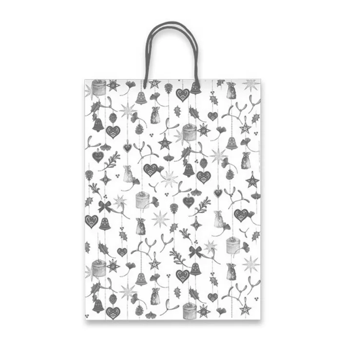 Hlavný obrázok produktu Dárková papírová taška Christmas Decorations různé rozměry 300 x 120 x 400 mm
