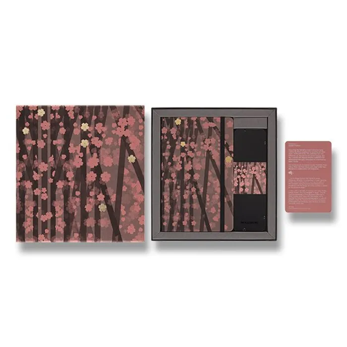 Hlavný obrázok produktu Dárková sada Moleskine Sakura 2023 L, čistý, dárková sada s pastelkami