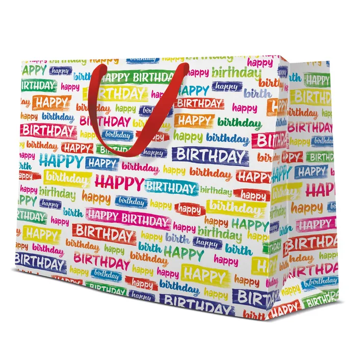 Hlavný obrázok produktu Dárková taška horizontal - Birthday Wishes 33,5x13x26,5 cm