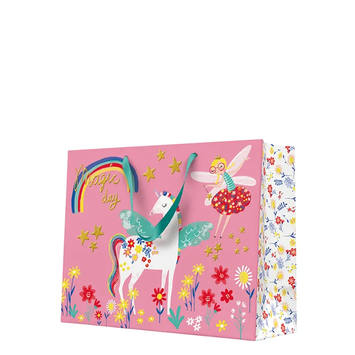 Hlavný obrázok produktu Dárková taška horizontal - FAIRY UNICORN 33,5x13x26,5 cm