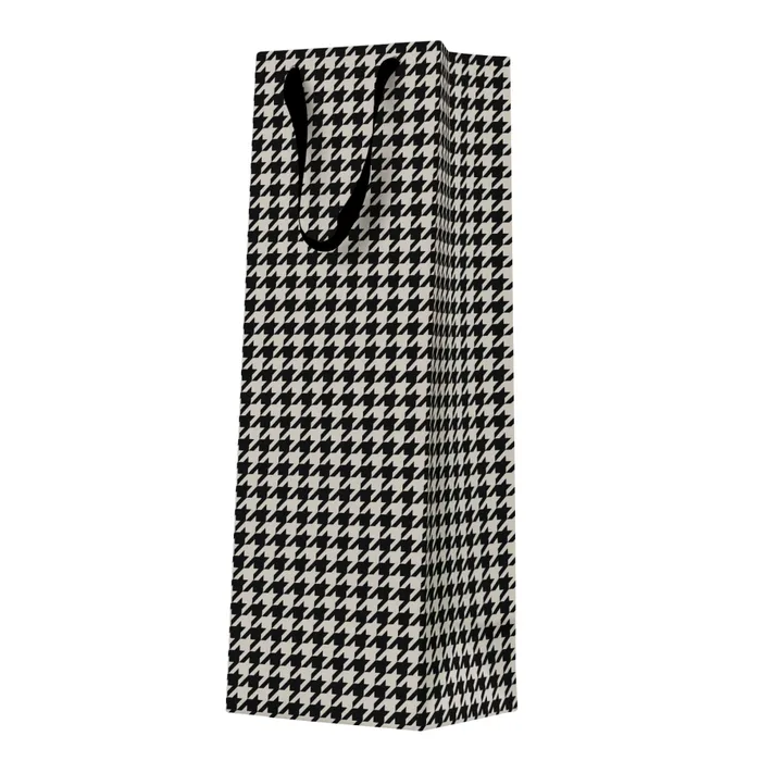 Hlavný obrázok produktu Dárková taška na láhev - Classic Design beige 12x10x37 cm