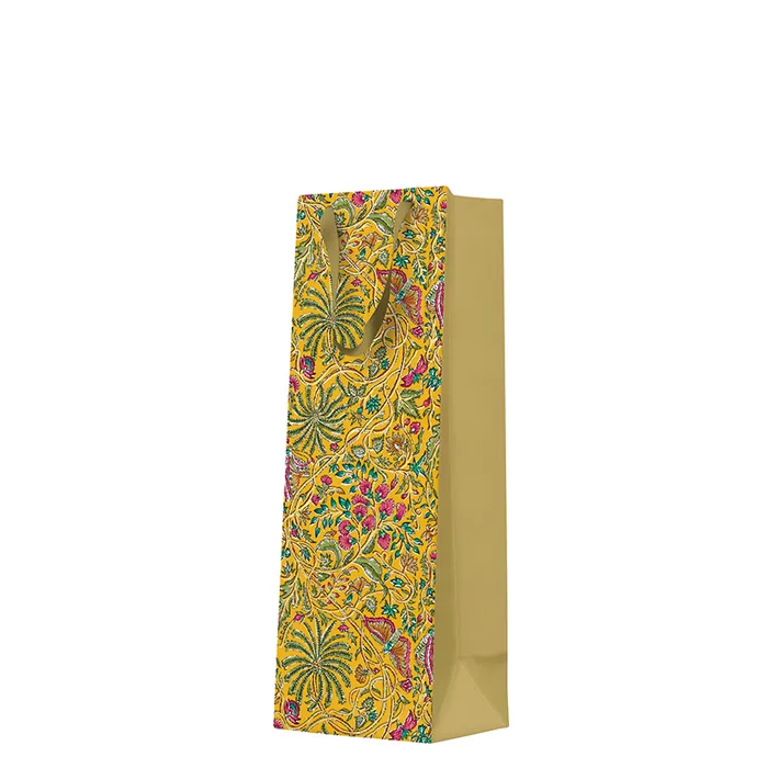 Hlavný obrázok produktu Dárková taška na láhev - Ethnic Garden 12x10x37 cm