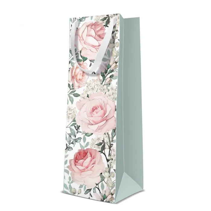 Hlavný obrázok produktu Dárková taška na láhev - Gorgeous Roses 12x10x37 cm