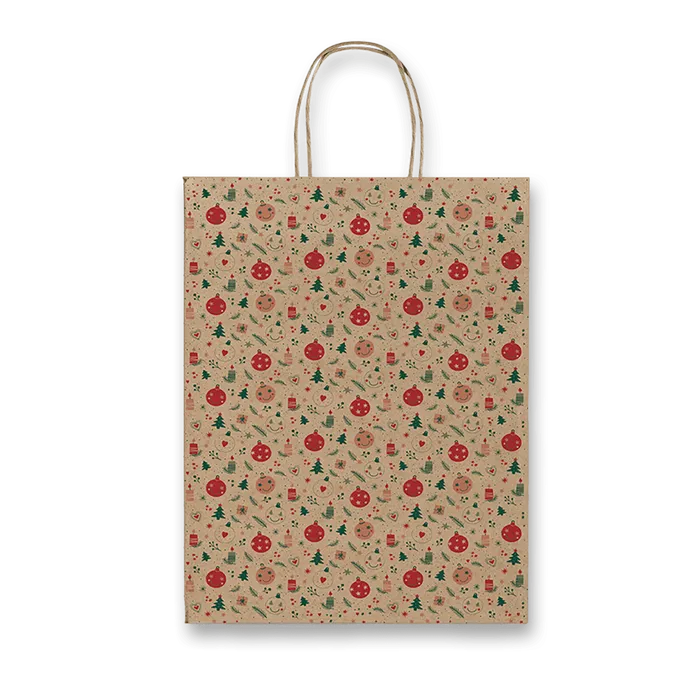 Hlavný obrázok produktu Dárková taška Sadoch Kraft Christmas - 360 x 120 x 460 mm