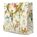Darčeková taška stredná - Birds and Butterflies 17x6x17 cm