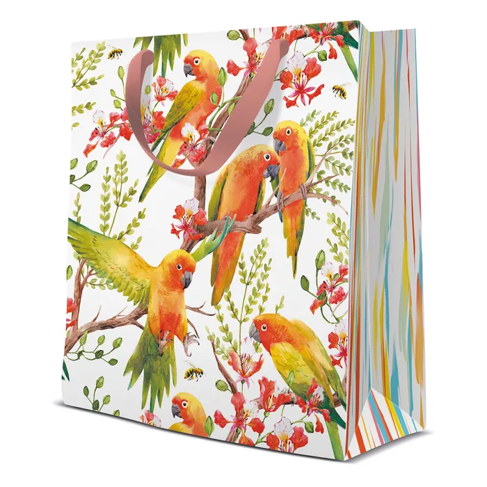 Hlavný obrázok produktu Dárková taška střední - Exotic Birds 20x10x25 cm