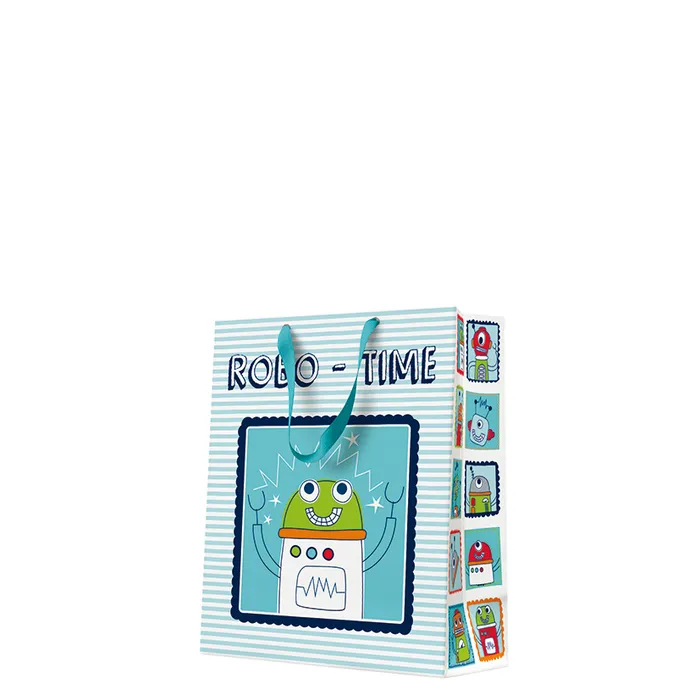 Hlavný obrázok produktu Dárková taška střední - Robo-Time 20x10x25 cm