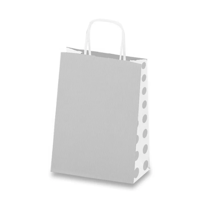 Hlavný obrázok produktu Dárková taška Tinta Unita Dots zelená, 160x80x210 mm