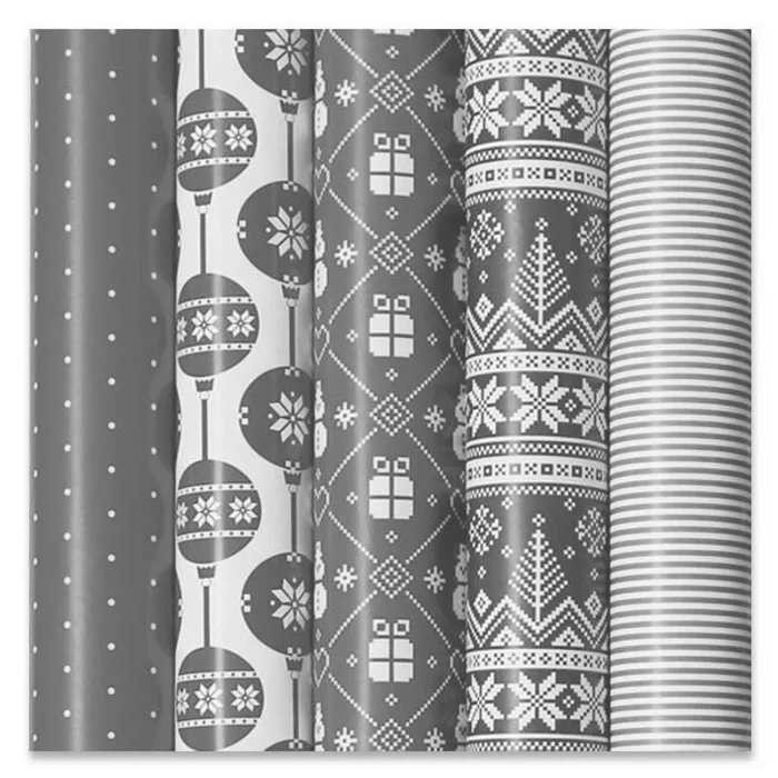 Hlavný obrázok produktu Dárkový balicí papír Christmas Red 2 x 0,7 m, mix motivů