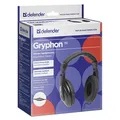 Defender Gryphon 751, slúchadlá, ovládanie hlasitosti, čierna, uzatvorené, 3.5 mm jack