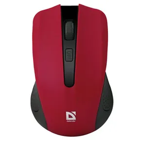 Defender Myš Accura MM-935, 1600DPI, 2.4 [GHz], optická, 4tl., bezdrôtová, červená, 2 ks AAA, nanoprijímač, rozsah 10m