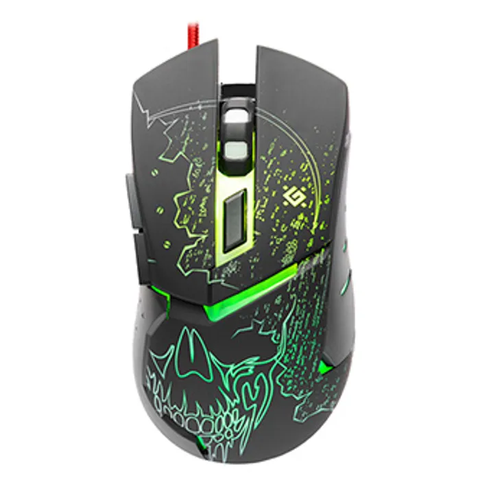 Hlavný obrázok produktu Defender Myš Alfa GM-703L, 3200DPI, optická, 6tl., 1 kolečko, drátová USB, černá, herní,