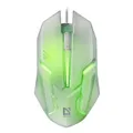 Defender Myš Cyber MB-560L, 1200DPI, optická, 3tl., drôtová USB, biela, herná, podsvietená