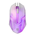 Defender Myš Cyber MB-560L, 1200DPI, optická, 3tl., drôtová USB, biela, herná, podsvietená