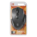 Defender Myš Datum MB-345, 1600DPI, 2.4 [GHz], optická, 4tl., bezdrôtová, čierna, 2 ks AAA, nanoprijímač, rozsah 10m