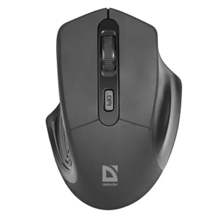 Hlavný obrázok produktu Defender Myš Datum MB-345, 1600DPI, 2.4 [GHz], optická, 4tl., 1 kolečko, bezdrátová, čern