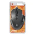 Defender Myš Datum MB-347, 1600DPI, optická, 4tl., drôtová USB, čierna, kancelárska