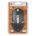 Ďalší obrázok produktu Defender Myš Hit MB-601, 1200DPI, optická, 4tl., drôtová USB, čierna, herná, podsvietená