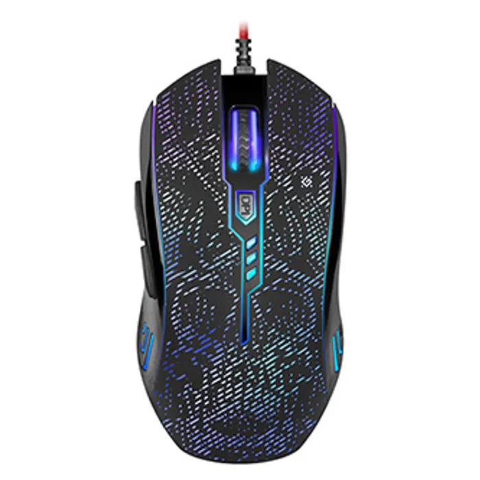 Hlavný obrázok produktu Defender Myš OverLord GM-890, 3200DPI, optická, 6tl., 1 kolečko, drátová USB, černá, hern