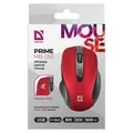 Defender Myš PRIME MB-053, 1600DPI, 2.4 [GHz], optická, 6tl., bezdrôtová, červená, 1 ks A