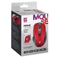 Defender Myš PRIME MB-053, 1600DPI, 2.4 [GHz], optická, 6tl., bezdrôtová, červená, 1 ks A