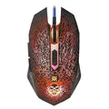 Defender Myš Shock GM-110L, 3200DPI, optická, 6tl., drôtová USB, čierna, s hernou podložkou, podsvietená