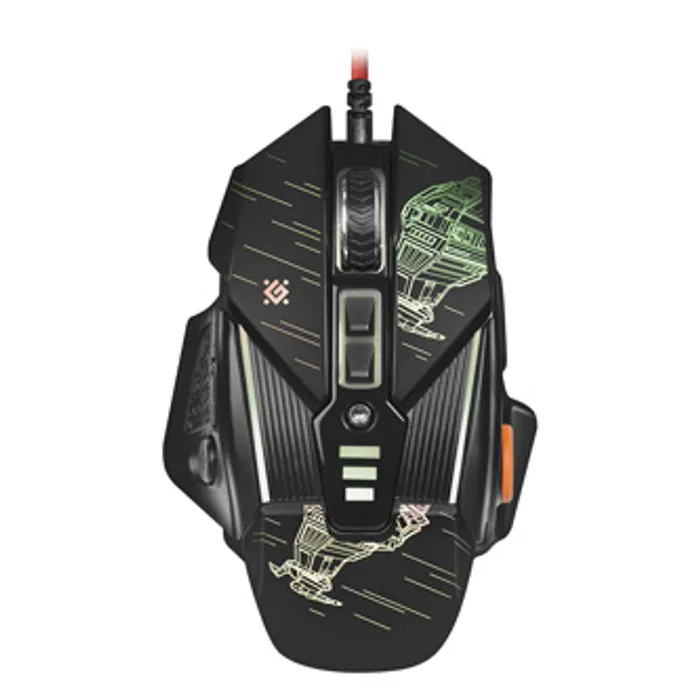 Hlavný obrázok produktu Defender Myš sTarx GM-390L, 3200DPI, optická, 8tl., 1 kolečko, drátová USB, černá, herní,