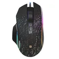 Defender Myš Syberia GM-680L, 3200DPI, optická, 7tl., drôtová USB, čierna, herná, RGB