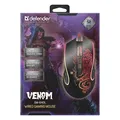 Ďalší obrázok produktu Defender Myš Venom GM-640L, 3200DPI, optická, 8tl., drôtová USB, čierna, herná, podsvietená