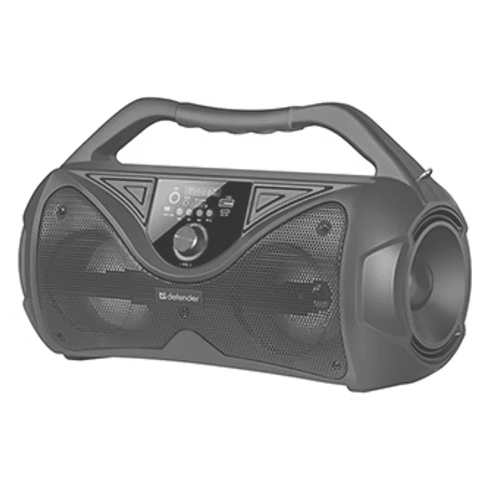 Hlavný obrázok produktu Defender reproduktor G108, Li-Ion, 2.0, 20W, černý, regulace hlasitosti, LED podsvícení,