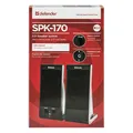 Ďalší obrázok produktu Defender reproduktory SPK-170, 2.0, 4W, čierne, regulácia hlasitosti, magneticky tienené púzdro, konektor pre slúchadlá, 200Hz~18k